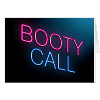 Booty Call Cards
