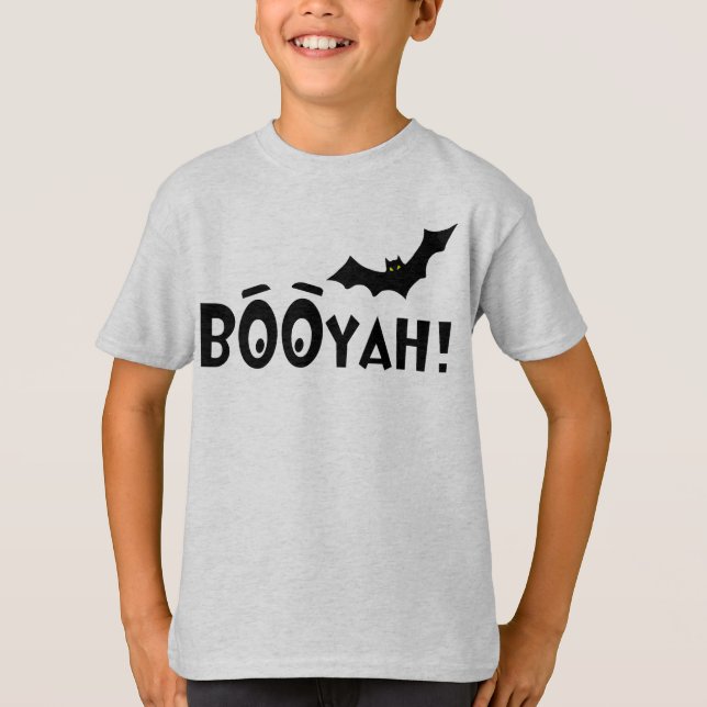 BOOYAH! Batty Halloween T-Shirt (Front)