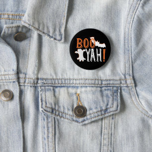 booyah cute halloween button