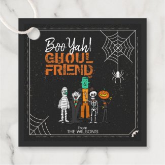 BooYah Ghoul Friend Halloween Monsters ID684 Favor Tags