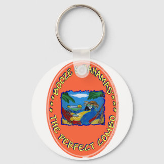 Booze and Bahamas Keychain