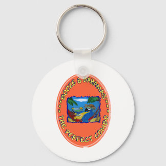 Booze and Bahamas Keychain