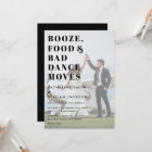 Booze Food and Bad Dance Moves Photo Background