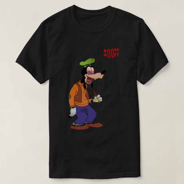 Booze Goofy Essential T-Shirt (Design Front)