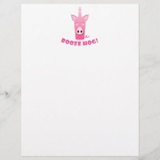 BOOZE HOG LETTERHEAD