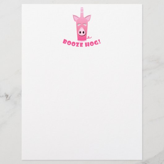 BOOZE HOG LETTERHEAD (Front)