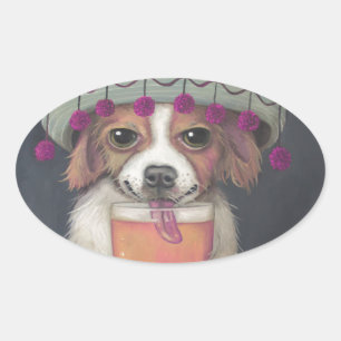 Boozer Oval Sticker