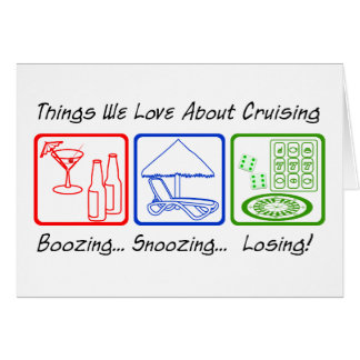 Boozing, Snoozing... Cards