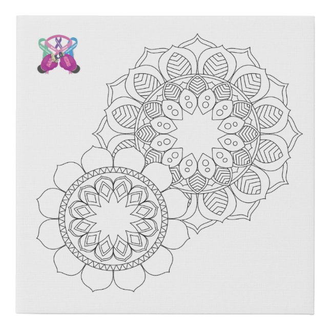 BOP CANCER Mandala Canvas (Front)