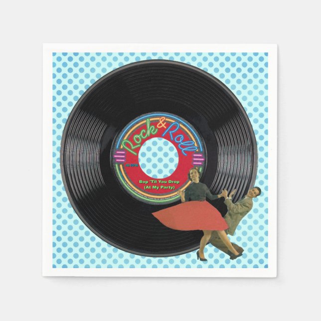 Bop 'Til You Drop Paper Napkins (Front)