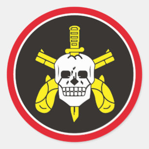 BOPE Tropa De Elite Brazilian Special Police Force Classic Round Sticker
