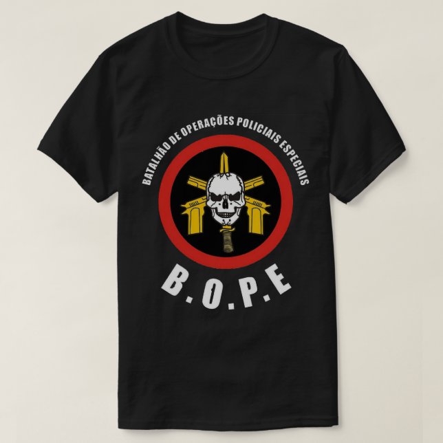 T-shirt Elite Squad Tropa De Elite - Toutes Tailles, Noir, 100% Coton, Col Rond - Neuf Sans étiquettes