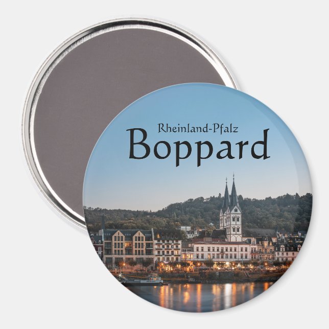 Boppard Germany Souvenir Magnet (Front/Back)