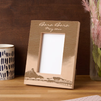 Bora Bora 4" x 6" Engraved Frames