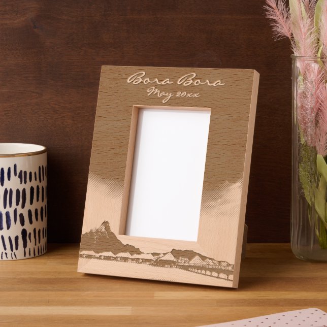 Bora Bora 4" x 6" Engraved Frames (Left)