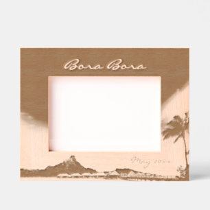 Bora Bora 7" x 5" Engraved Frames