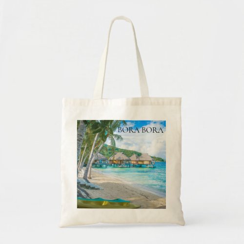 Bora Bora Beach House Bungalows Photo Tote Bag