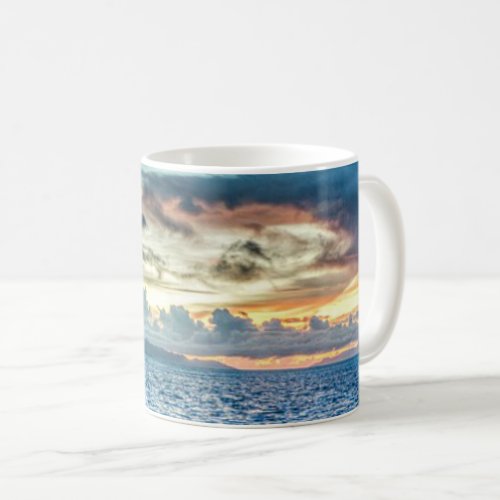 Bora Bora beautiful sunset Coffee Mug