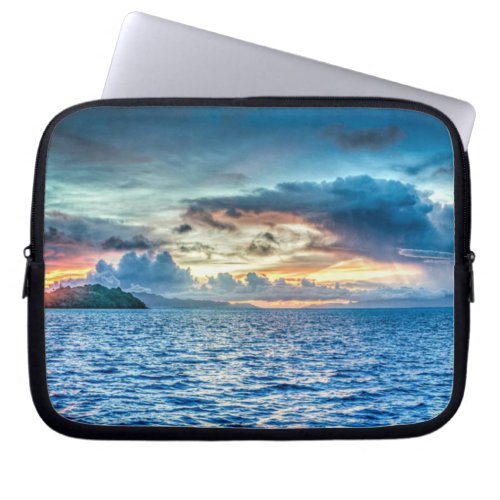 Bora Bora beautiful sunset Laptop Sleeve