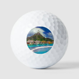 Bora Bora Caribbean Island Golf Balls