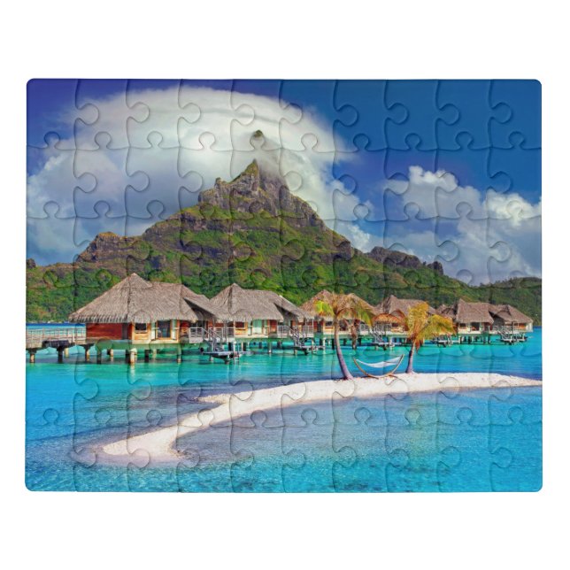 Bora Bora Caribbean Island   Jigsaw Puzzle (Puzzle Horizontal)