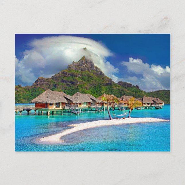 Bora Bora Carribean Island Postcard (Front)