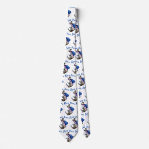 Bora Bora Deep Sea Fishing Neck Tie