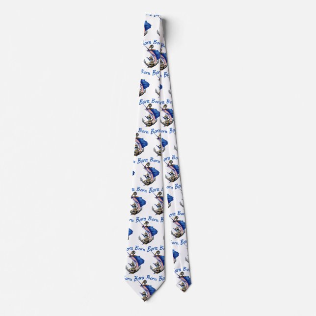 Bora Bora Deep Sea Fishing Neck Tie (Front)