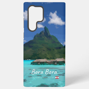 Bora Bora, French Polynesia - Beach Resort Samsung Galaxy S22 Ultra Case