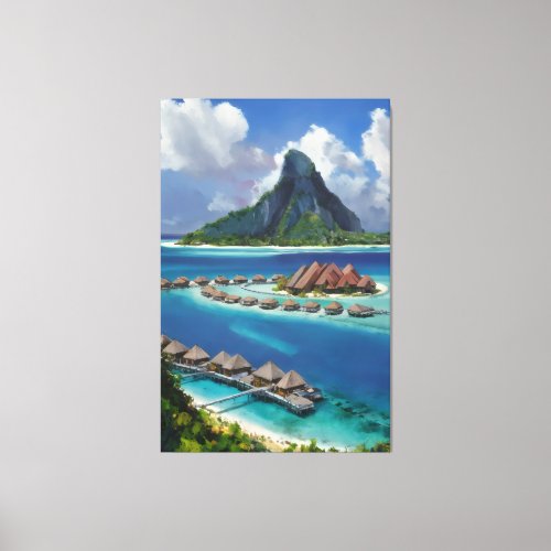 Bora Bora French Polynesia Canvas Print