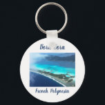 Bora Bora, French Polynesia  From The Air Keychain<br><div class="desc">Aerial view of Bora Bora,  French Polynesia showing the lagoon,  main island and a luxury resort</div>