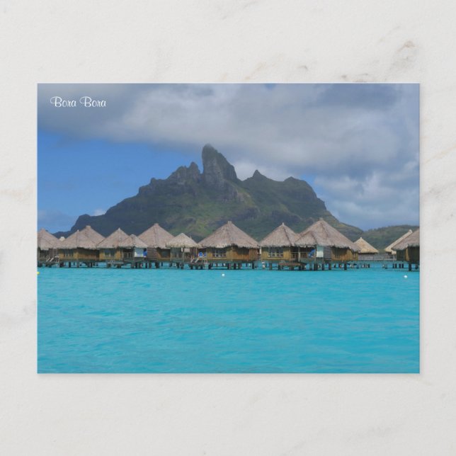 Bora Bora French Polynesia Holiday Postcard (Front)