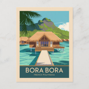 Bora Bora French Polynesia Postcard