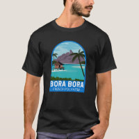 Bora Bora French Polynesia Travel Vintage Art