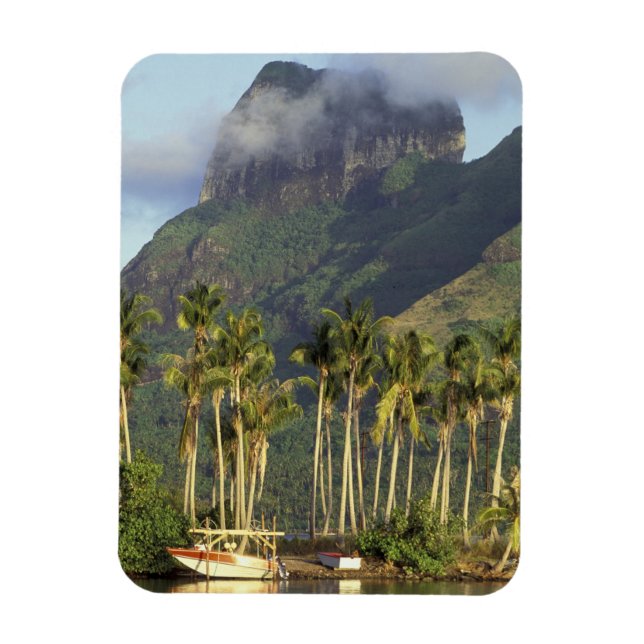 Bora Bora, French Polynesia Waterfront scene and Magnet (Vertical)