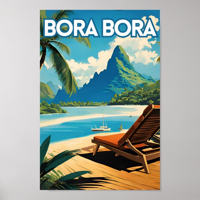 Bora Bora Island Poster (Front)