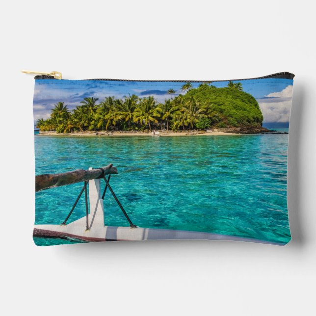 Bora Bora lagoon Accessory Pouch (Front)