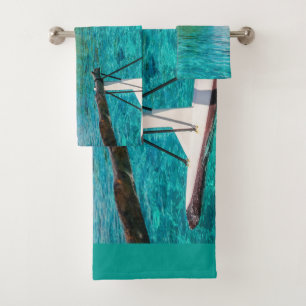 Bora Bora lagoon Bath Towel Set
