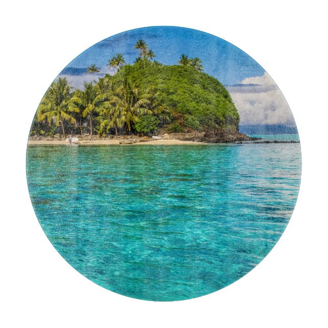 Bora Bora lagoon Cutting Board (Front)