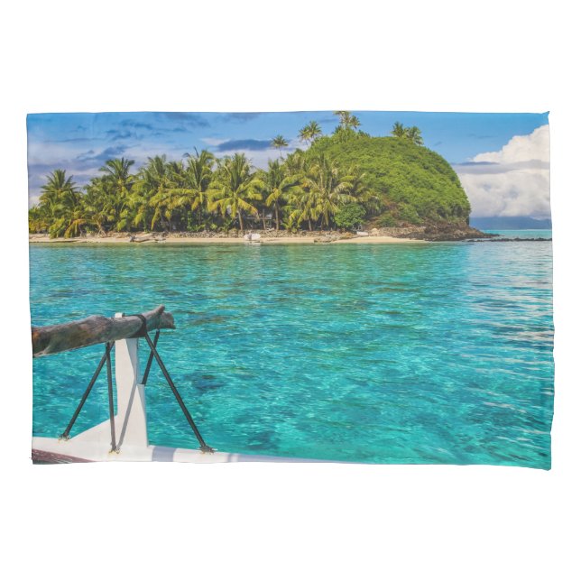 Bora Bora lagoon Pillow Case (Front)