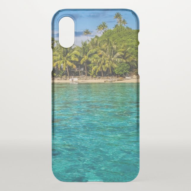 Bora Bora lagoon Uncommon iPhone Case (Back)