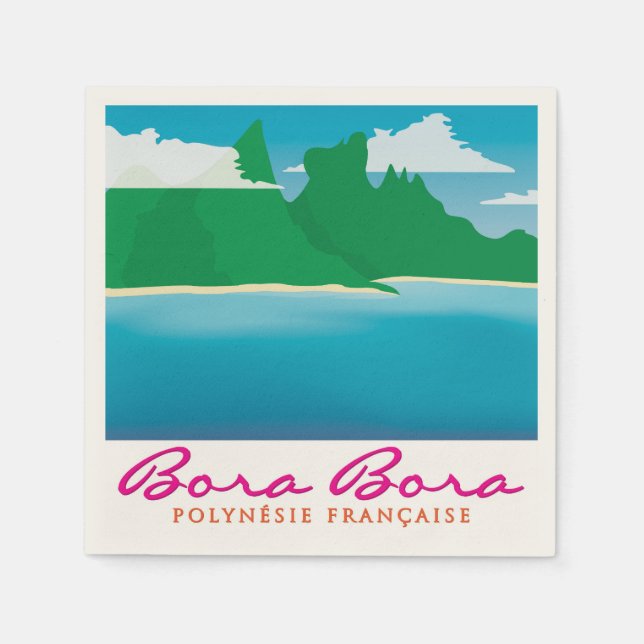 Bora Bora Napkins (Front)