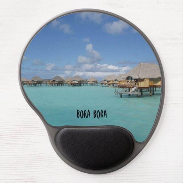 Bora Bora Ocean Gel Mousepad (Front)