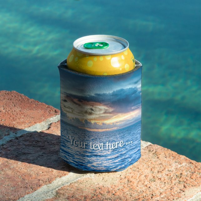 Bora Bora Ocean View Photograph  Can Cooler (In Situ Pool)