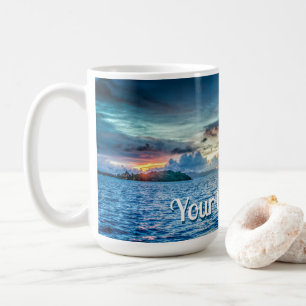 Bora Bora Ocean View Photograph Coffee Mug