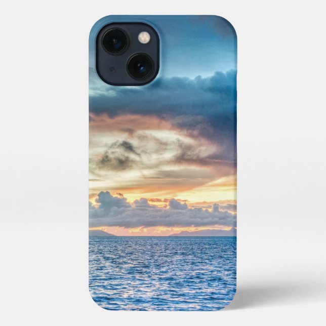 Bora Bora Ocean View Photograph iPhone Case (Back)