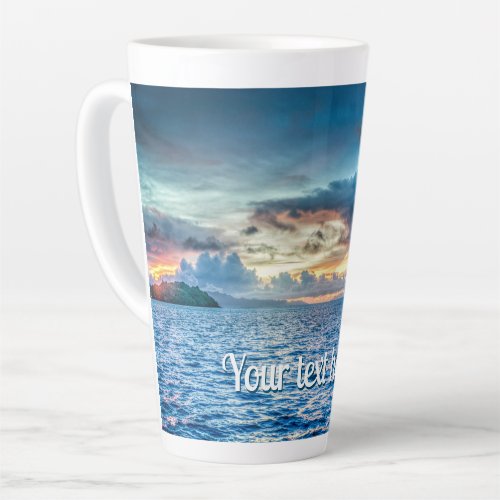 Bora Bora Ocean View Photograph  Latte Mug