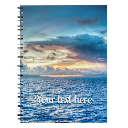 Bora Bora Ocean View Photograph  Notebook