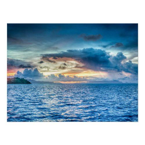 Bora Bora Ocean View Photograph Poster