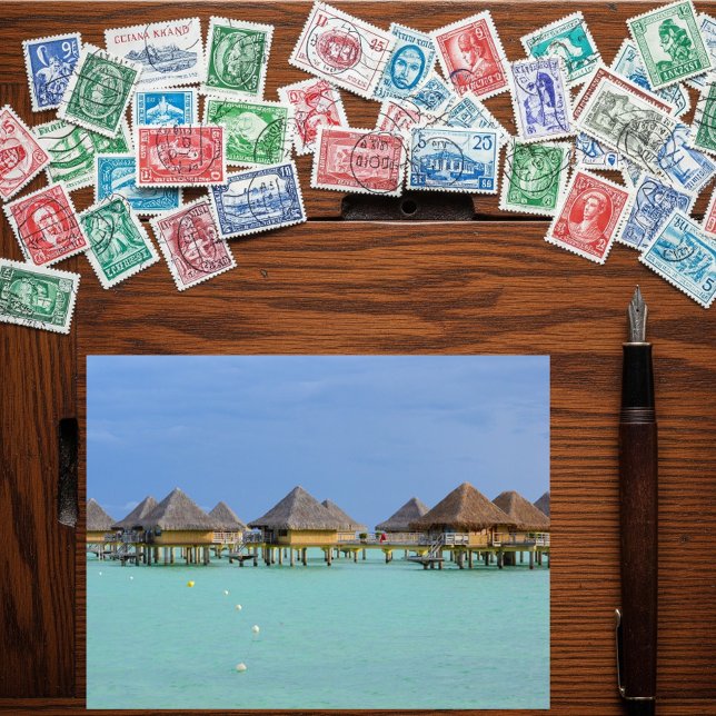 Bora Bora Paradise, Overwater Bungalow Dreams Postcard (Creator Uploaded)